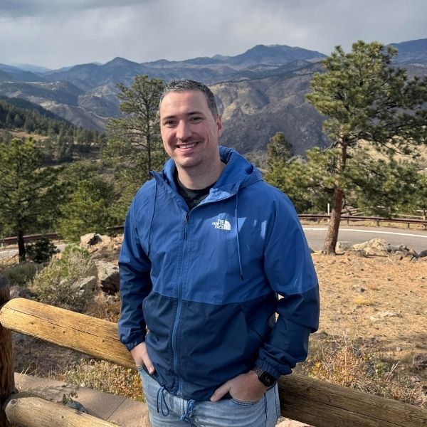 Daniel Frost in the mountains